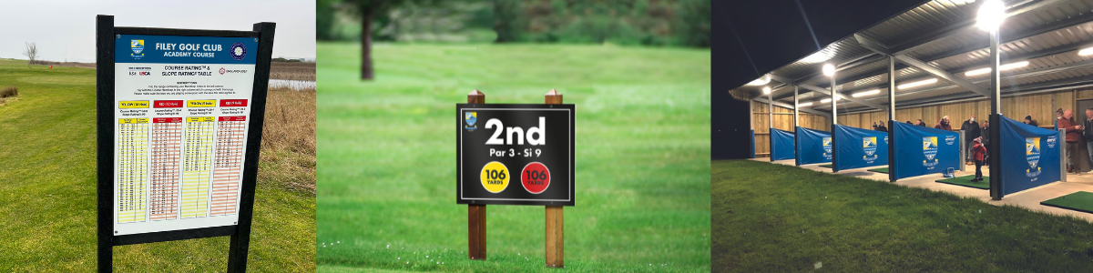 golf course signage 