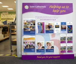 10mm foamex signs for Saint Catherine’s Scarborough