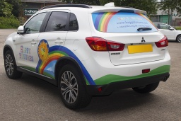 Vehicle graphics for Happy Futures