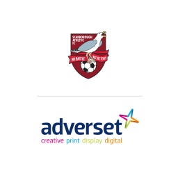 Signage production & fitting for Scarborough Athletic FC's new Adverset stand