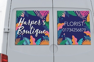 Magnetic vehicle signs