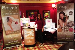 Personalised gift wrap is a hit at Wedding Fayre