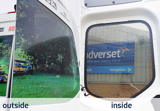 Contravision Vinyl Display