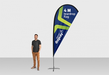 4m Teardrop Flag