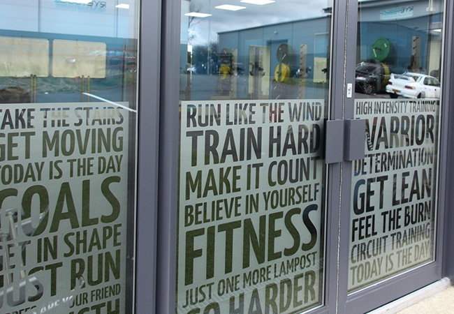 Frosted Window Vinyl Graphics & Signs