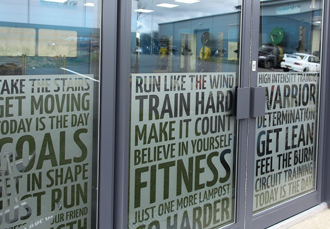 Frosted Window Vinyl Graphics