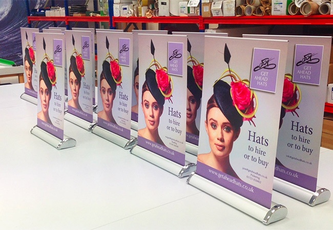 mini pop up display banners