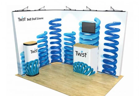 Twist Display Stand 6-Panel Kit 1
