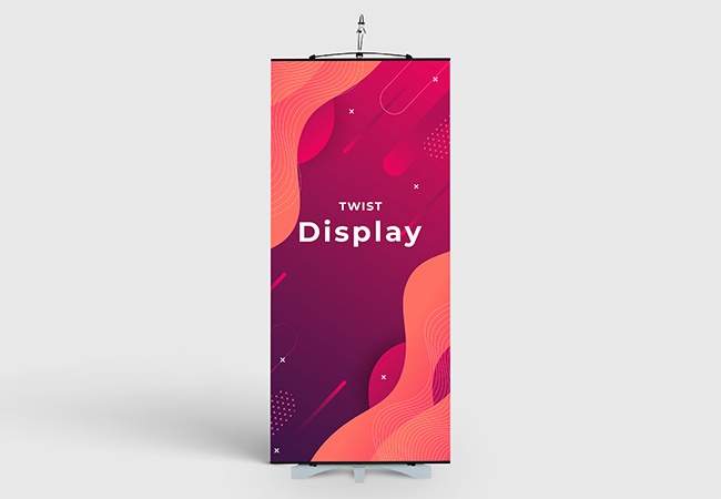 Twist Display Stand Single Panel Unit
