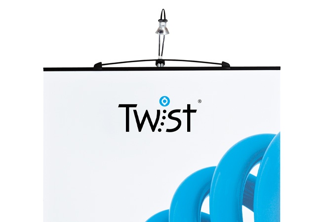 Twist Display Stand Single Panel Unit