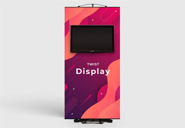 Twist Display Stand AV Media Unit