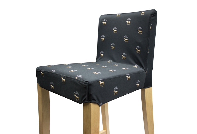 Fabric Printed Bar Stool