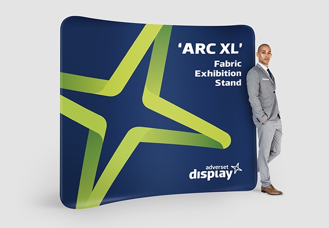 Arc XL Fabric printed exhibition stand