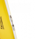 large exhibition stand close up of zipper