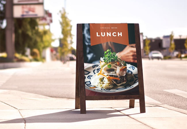 Wooden A-Board