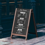 Curve Top - Chalkboard Finish