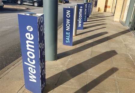 Printed Bollard Covers