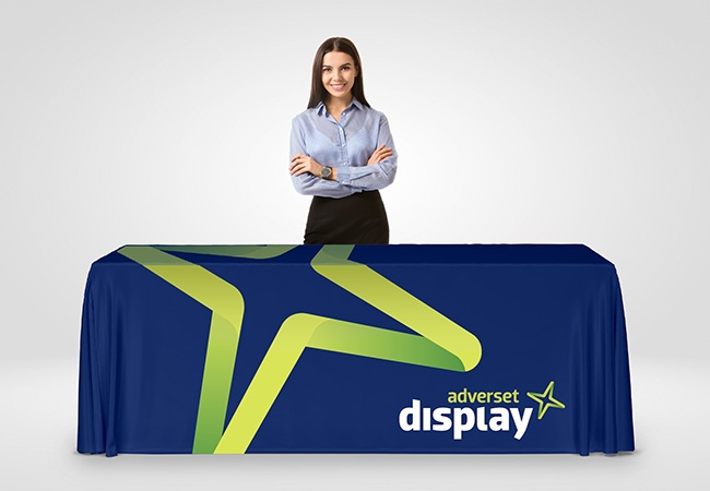 branded table runner