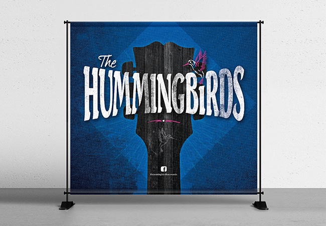 customised backdrop