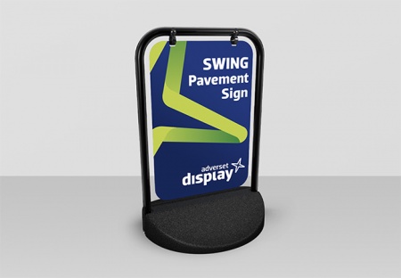 Swing Pavement Sign