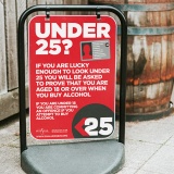 Swing pavement display