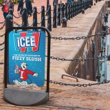 Swing pavement sign stand