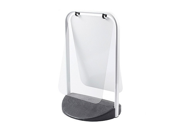 Swing pavement sign frame