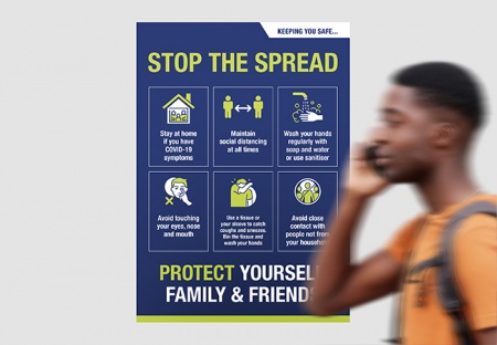Stop the Spread A2 Poster