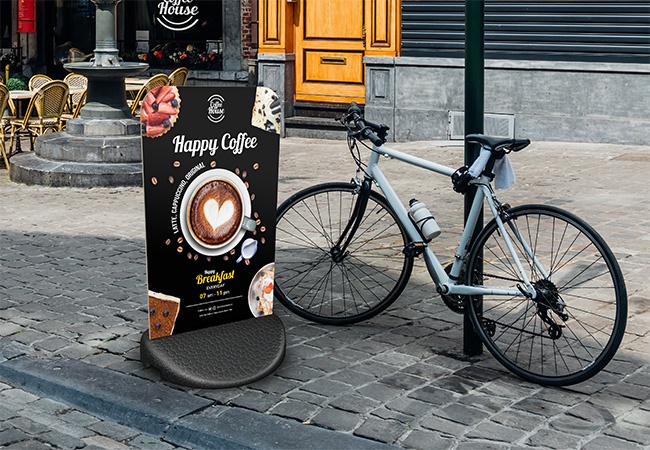 Flex display stand