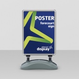 Forecourt poster sign 