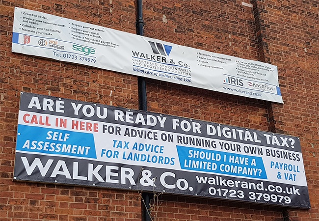 8 x 3 ft Vinyl Banners