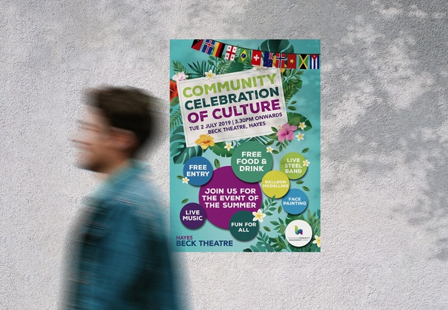 A2 poster printing display
