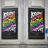 A1 blue back poster printing