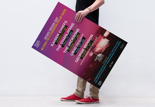 HP360 latex A1 poster production