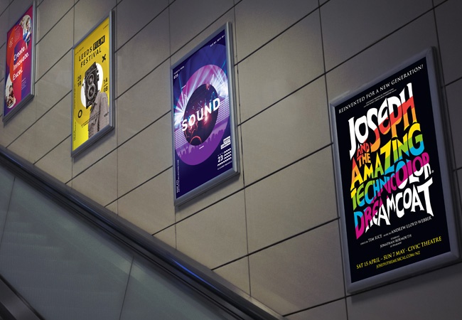 HP360 double crown poster production
