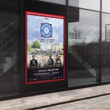 4-sheet printing for bus shelters