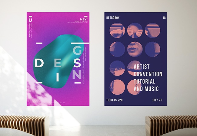 4-sheet poster printing for hangers