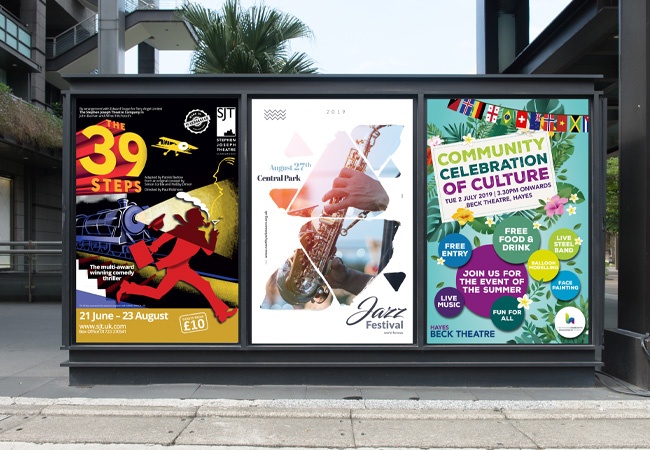 6-sheet poster printing for bus shelters