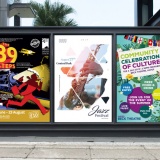 6-sheet poster printing for bus shelters