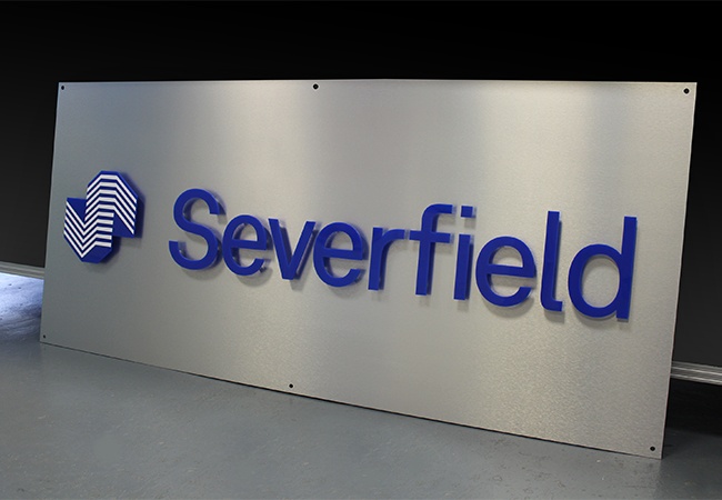 Brushed Steel Dibond Aluminium Signs & Boards