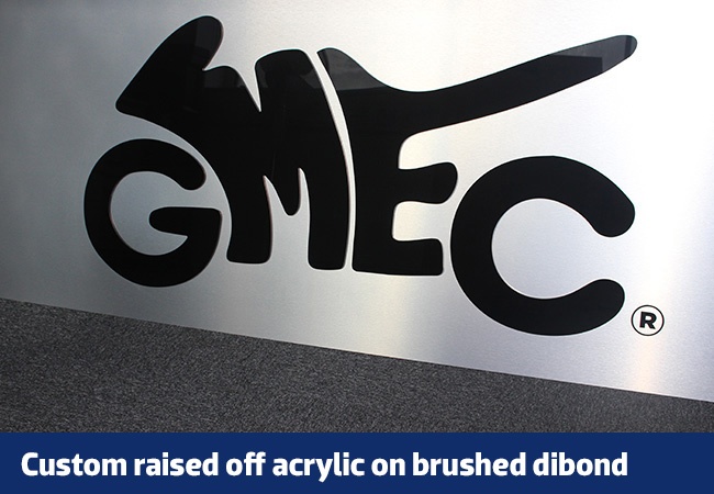 Brushed Steel Dibond Aluminium Signs & Boards