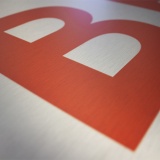 Brushed Steel Dibond Aluminium Signs & Boards