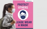 'PLEASE WEAR A MASK' A2 Posters