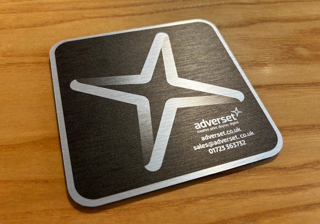 Personalised Printed Coasters (metallic)