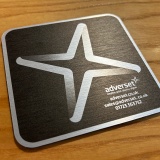 Personalised Printed Coasters (metallic)