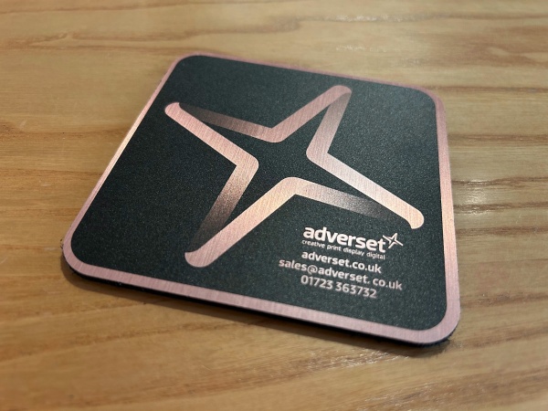 Personalised Printed Coasters (metallic)