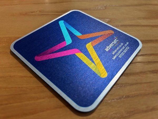 Personalised Printed Coasters (metallic)