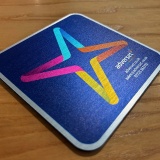 Personalised Printed Coasters (metallic)