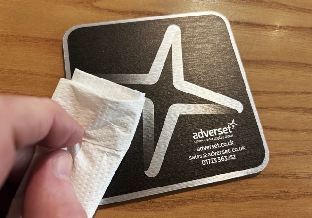 Personalised Printed Coasters (metallic)