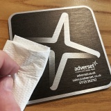 Personalised Printed Coasters (metallic)